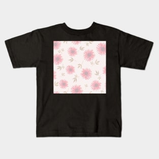 Pastel Sunflower field Kids T-Shirt